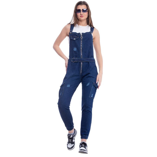 Salopet Mom-Fit Astic Dark Blue OS-125A