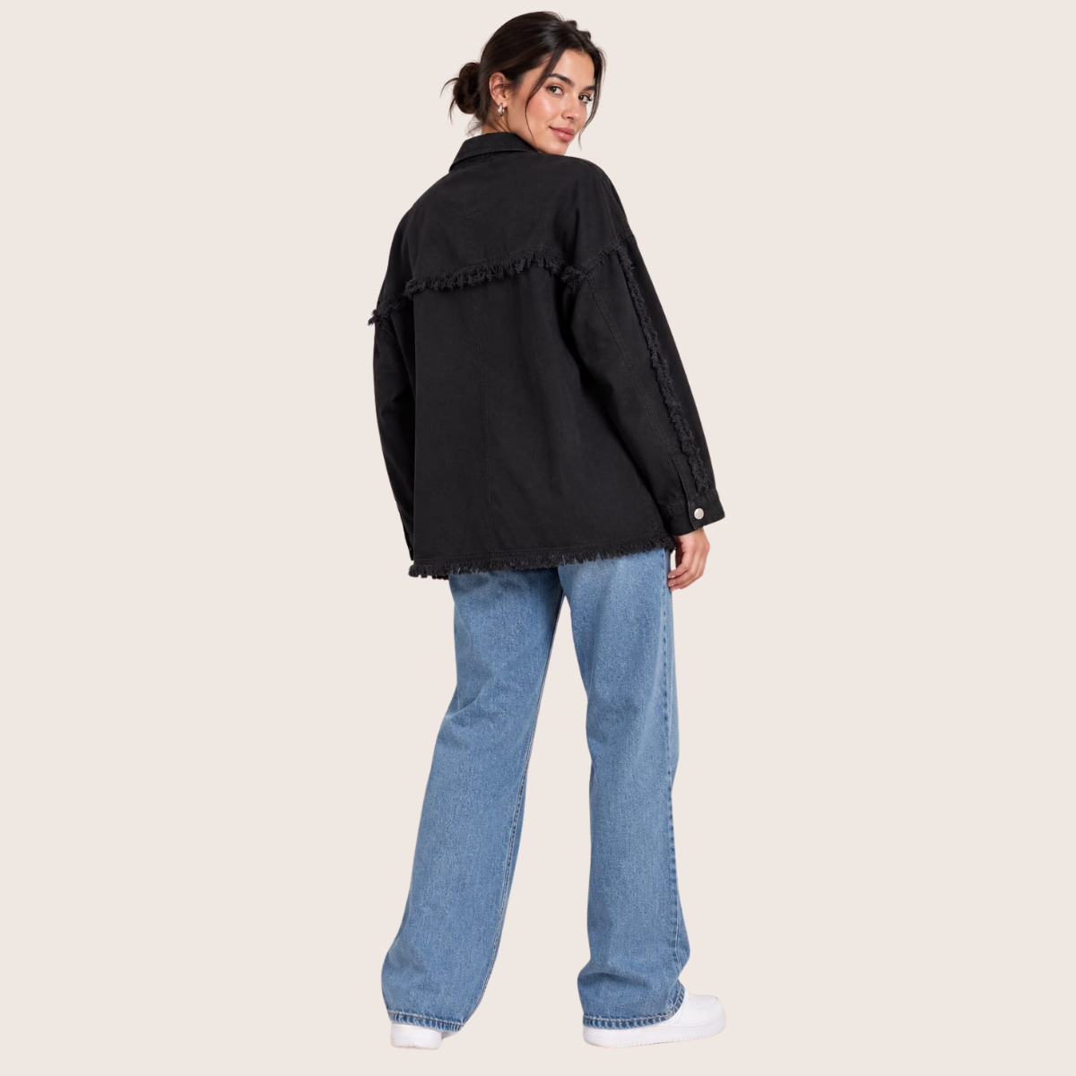 Gabartine Short Jacket black oj-520bl
