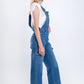 Salopet Cargo Straight Leg Medium Blue OS-142B