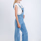 Salopet Straight Leg Ripped Light Blue OS140C