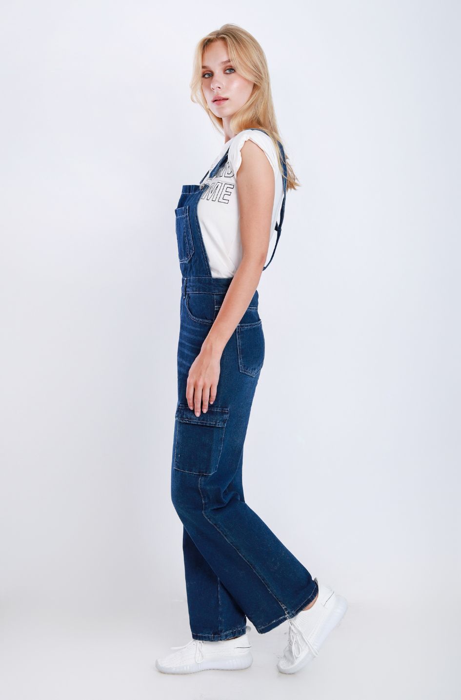 Salopet Cargo Straight Leg Dark Blue MA-OS-142A