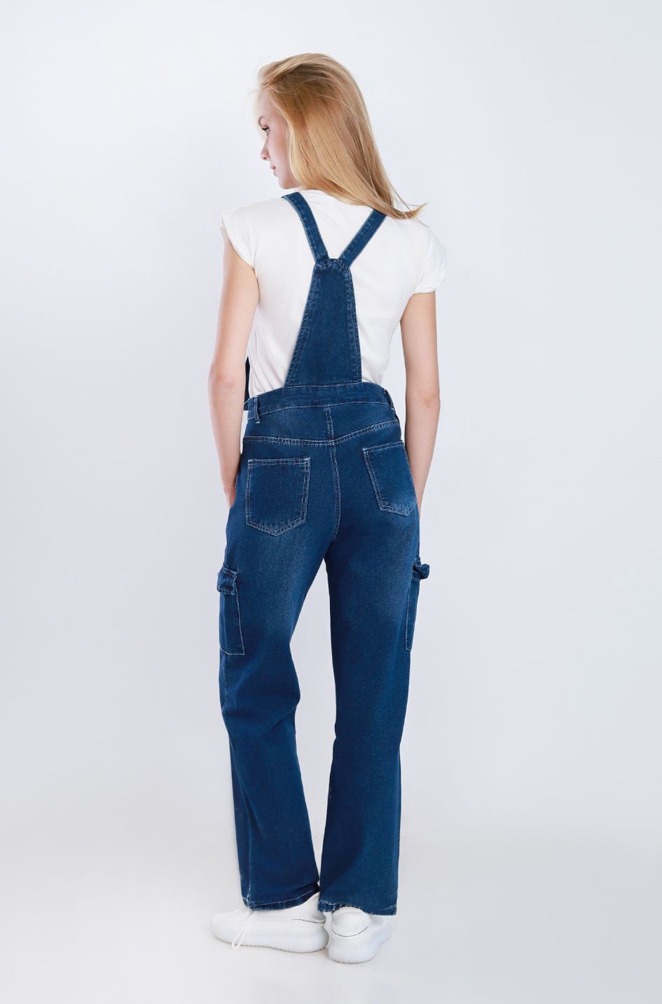 Salopet Cargo Straight Leg Dark Blue MA-OS-142A