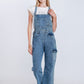 Salopet Cargo Straight Leg Stone Wash MA-OS-142R