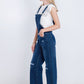 Salopet Straight Leg Ripped Dark Blue MA-OS140A