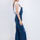 Salopet Straight Leg Ripped Dark Blue MA-OS140A
