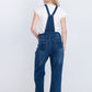 Salopet Straight Leg Ripped Dark Blue MA-OS140A