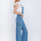 Salopet Cargo Straight Leg Light Blue MA-OS-142C