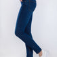 High Waist Skinny Dark Blue Jeans Pants OH-300A