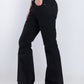 High Waist Charleston Black Gabardine Pants OH-356BL