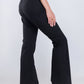 High Waist Charleston Black Gabardine Pants OH-356BL