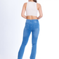 High Waist Charleston Medium Blue Jeans Pants OH-362B