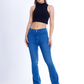 High Waist Charleston Dark Blue Jeans Pants OH-362A
