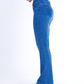High Waist Charleston Dark Blue Jeans Pants OH-362A