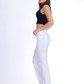 High Waist Charleston White Gabardine Pants OH-356WH