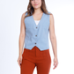 Jeans Vest Light Blue With Buttons OJ-513C