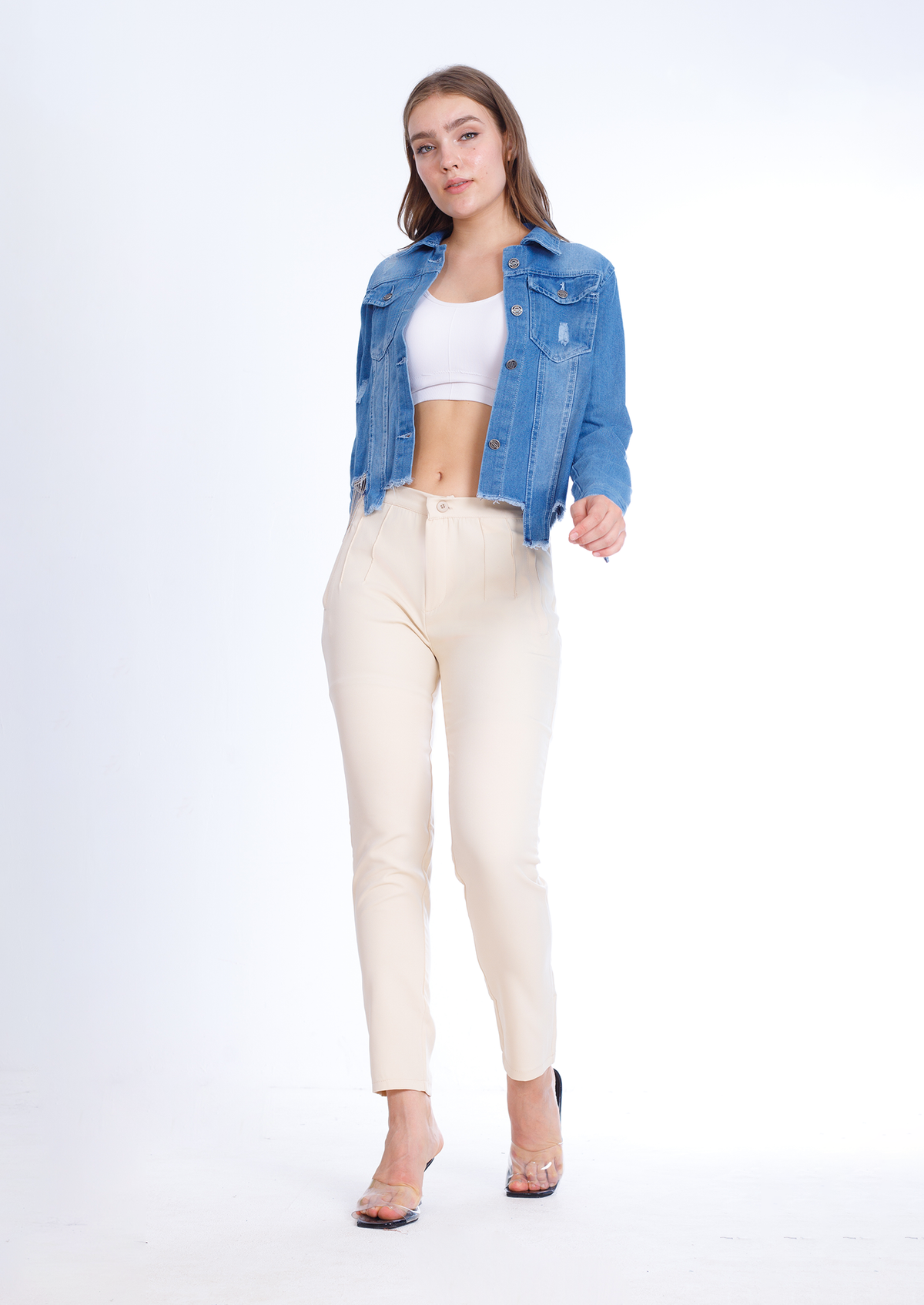 Slim Casual Roslyn Pants  OB-493