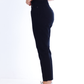High Waist Skinny Black Gabardine Pants OH-357BL