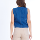 Jeans Vest Dark Blue With Buttons OJ-513A