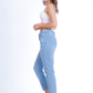MomFit Boyfriend Cutting Light Blue Jeans Pants OB-201C