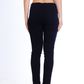 High Waist Skinny Black Gabardine Pants OH-357BL