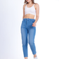 MomFit Boyfriend Medium Blue Jeans Pants OB-200B