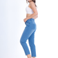 MomFit Boyfriend Medium Blue Jeans Pants OB-200B