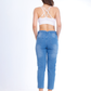 MomFit Boyfriend Medium Blue Jeans Pants OB-200B