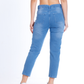 MomFit Boyfriend Medium Blue Jeans Pants OB-200B