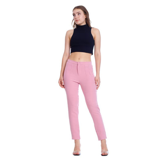 Slim Casual Roslyn Pants pink OB-493pink