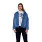 Jeans Jacket Oversized Boyfriend Medium Blue OJ-524B