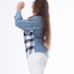 Caro Jeans Shirt Black and White MT-034B