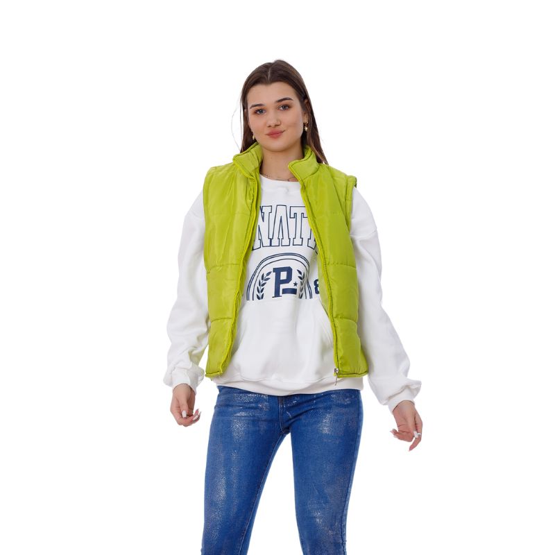 Waterproof Short Vest Yellow Color OJ-518Y