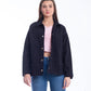 Gabardine Jacket With Strass Black Color OJS-512B