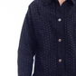 Gabardine Jacket With Strass Black Color OJS-512B