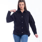 Gabardine Jacket With Strass Black Color OJS-512B
