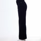 Stright Gabardine Pants Double Belt Black OB-613BK