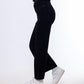 Stright Gabardine Pants Double Belt Black OB-613BK