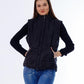 Waterproof Short Vest Black Color OJ-518BL