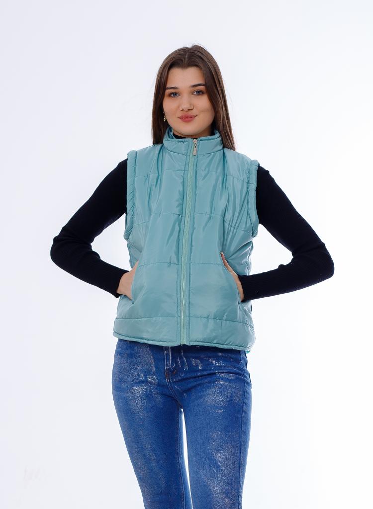 Waterproof Short Vest Mint Color OJ-518MT
