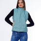 Waterproof Short Vest Mint Color OJ-518MT