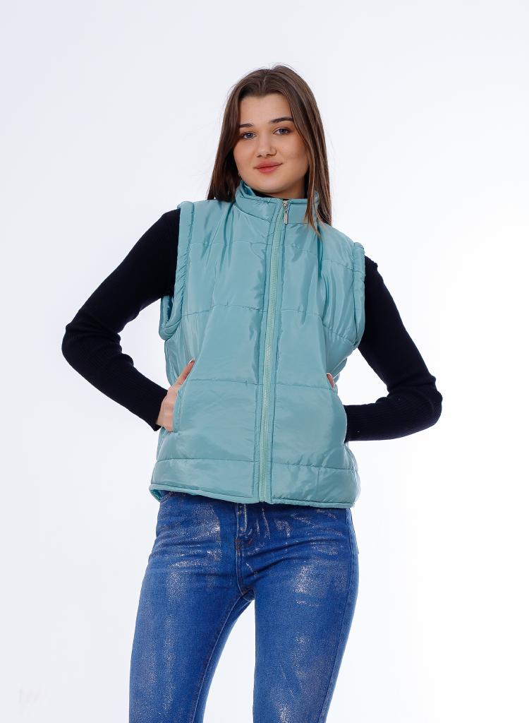 Waterproof Short Vest Mint Color OJ-518MT
