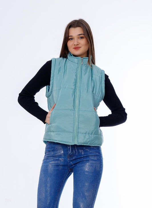 Waterproof Short Vest Mint Color OJ-518MT