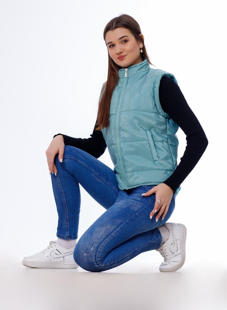 Waterproof Short Vest Mint Color OJ-518MT
