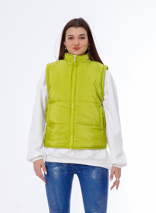 Waterproof Short Vest Yellow Color OJ-518Y
