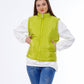 Waterproof Short Vest Yellow Color OJ-518Y