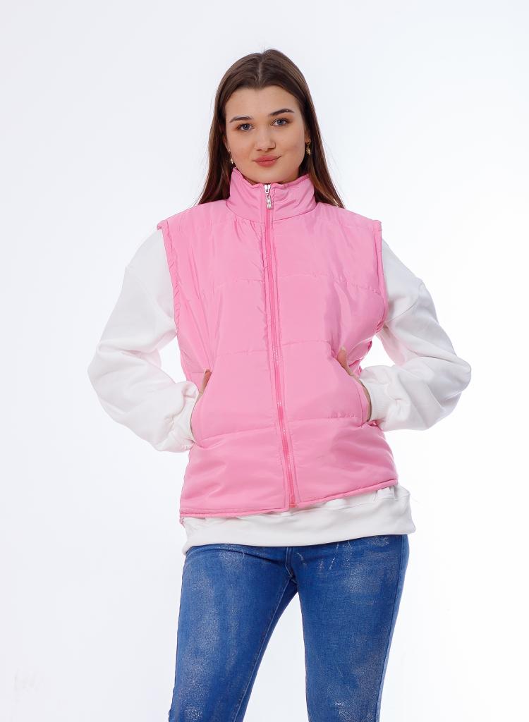 Waterproof Short Vest Pink Color OJ-518P