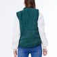 Waterproof Short Vest Dark Green Color OJ-518DG