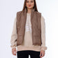 Waterproof Short Vest Brown Color OJ-518B