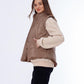 Waterproof Short Vest Brown Color OJ-518B