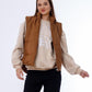 Waterproof Short Vest Brown Color OJ-518B
